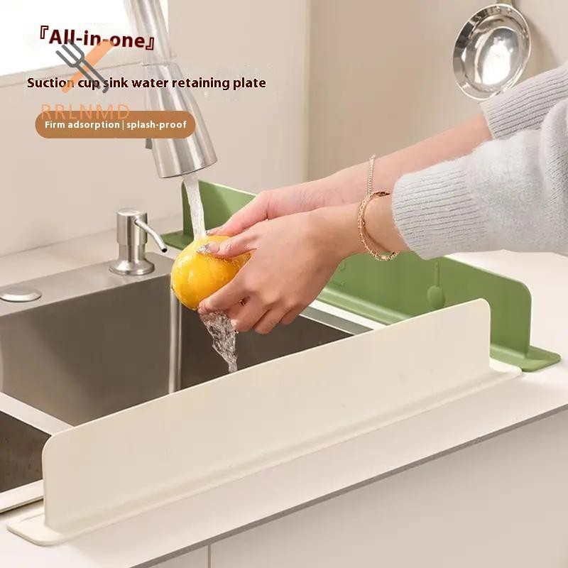 RRLNMD 1 Chiếc Bồn Rửa Nhà Bếp Silicon Bắn Nước Bảo Vệ Bồn Rửa Chống Bắn Chặn Chống Nước Splatter Màn Hình Chống Nước Ban MỚI