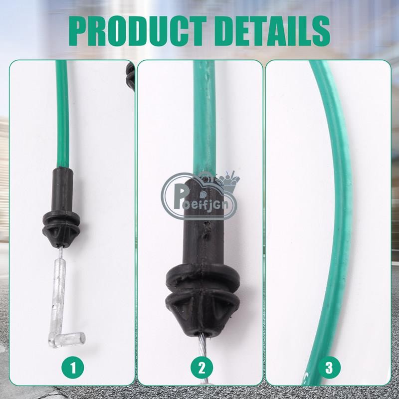[Poeifjgn] 2 Cáp Tay Nắm Cửa Ô Tô Phía Trước Bên Trong LH RH Cho Cerato Spectra 2004-2009 81371-2F000 813712M-000
