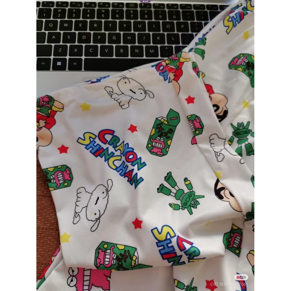 Robot Crayon Shin-chan In Đa Năng Pyjama Quần Xuân Thu Rời Quần Gia Đình [BL]