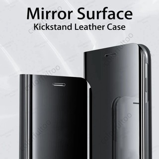 Ốp điện thoại lật gương bằng da cho Redmi Note 14 13 Pro Plus + 14Pro + Note13 Note14 4G 5G Vỏ bảo vệ toàn diện từ tính sang trọng Vỏ chống sốc Vỏ cứng mềm chống rơi