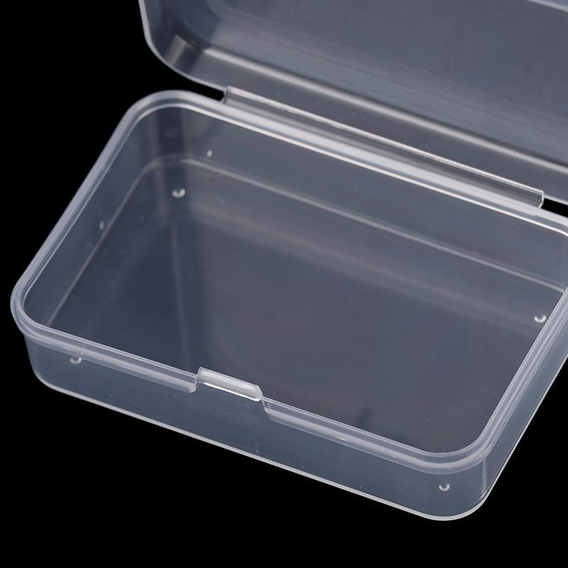 XOITU Chống Bụi Mạnh Mẽ Trang Sức Hộp Đựng Hộp Nhựa Hộp Hình Chữ Nhật Hộp Mờ Hộp Đóng Gói Hộp Bảo Quản VN
