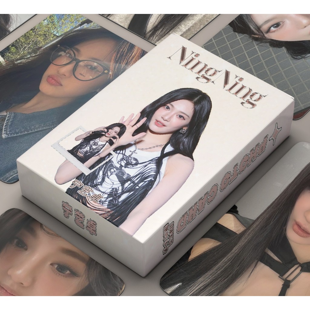 50-60 Cái / hộp Photocards Laser Hình ba chiều Lomo Cards KARINANINGING ĐÔNG GISELLE SOLO Bưu thiếp Kpop YM