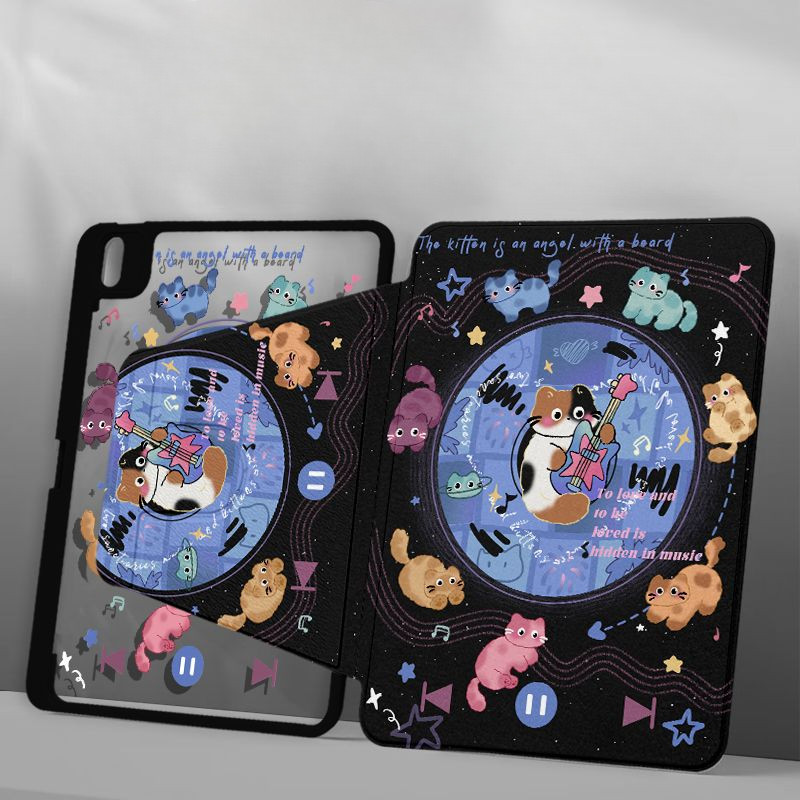 Ốp bảo vệ cho Samsung Galaxy S10 FE + Tab S6 lite 2024 S9 FE + S7 + / S8 + / S7FE S10ULTRA A9 + Tab A7 lite 8.7inch Vỏ Acrylic xoay 360 độ có khe cắm bút