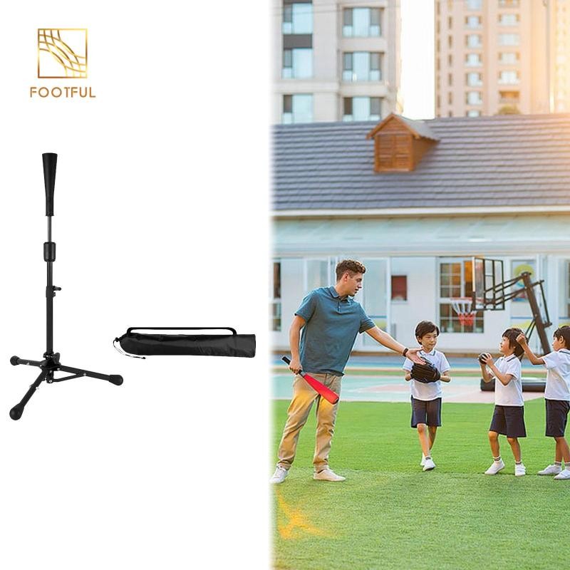 Áo thun đánh bóng chày kèm tee stand điều chỉnh độ cao và túi tập luyện