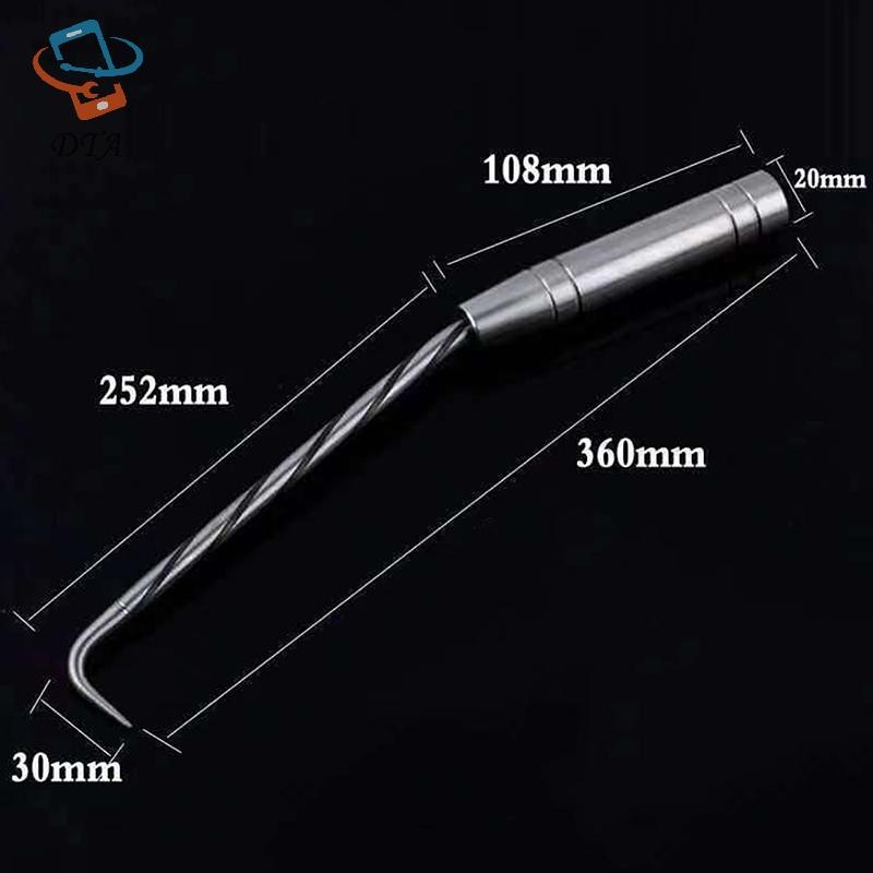 [DTA] Móc xây dựng Sợi cốt thép Dây buộc Twister có móc Thép không gỉ Xoay linh hoạt Thanh thép ràng buộc tay Dụng cụ cầm tay VN