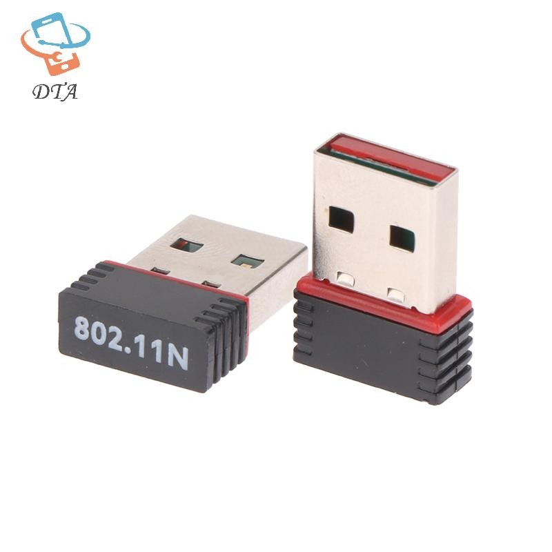 [DTA] Bộ chuyển đổi Wifi USB Ăng-ten 802.11n 150Mbps Bộ thu không dây USB Dongle Card mạng Wi-Fi gắn ngoài cho máy tính để bàn Máy tính xách tay VN