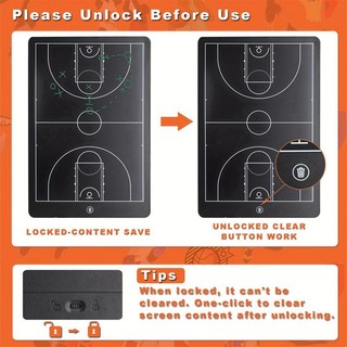 Bảng huấn luyện điện tử, Bảng đánh dấu chiến lược màn hình LCD 16In có chức năng khóa