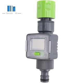 Máy đo lưu lượng nước kỹ thuật số IPX6 Ống tưới vườn ngoài trời Tính toán nước Tiêu thụ Lưu lượng nước Đầu nối ren 3 / 4 inch