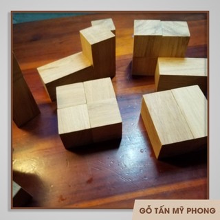 Cube 4x10x15cm, 10x10x10cm, 10x10x15cm| Khối gỗ lập phương dùng trang trí, đồ chơi. điêu khắc