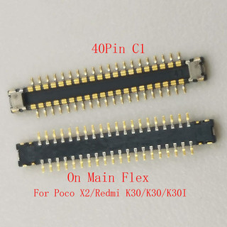 2-10 Chiếc Pin USB Màn Hình Lcd FPC Kết Nối Cắm Cho Xiaomi Poco X2 Redmi K30 K30I Mi 12 13 Mi13 Mi12 Lite Civi 2 40 60 Pin Sạc Màn Hình Flex Pocophone Sạc Trên Tàu