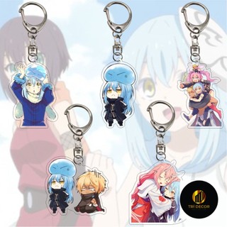 Móc Khóa Hình Nhân Vật Hoạt Hình Rimuru Tempest Màu Sắc Tươi Sáng Thân Thiện Với Môi Tr Anime Rimuru Tempest Keychain-ĐH