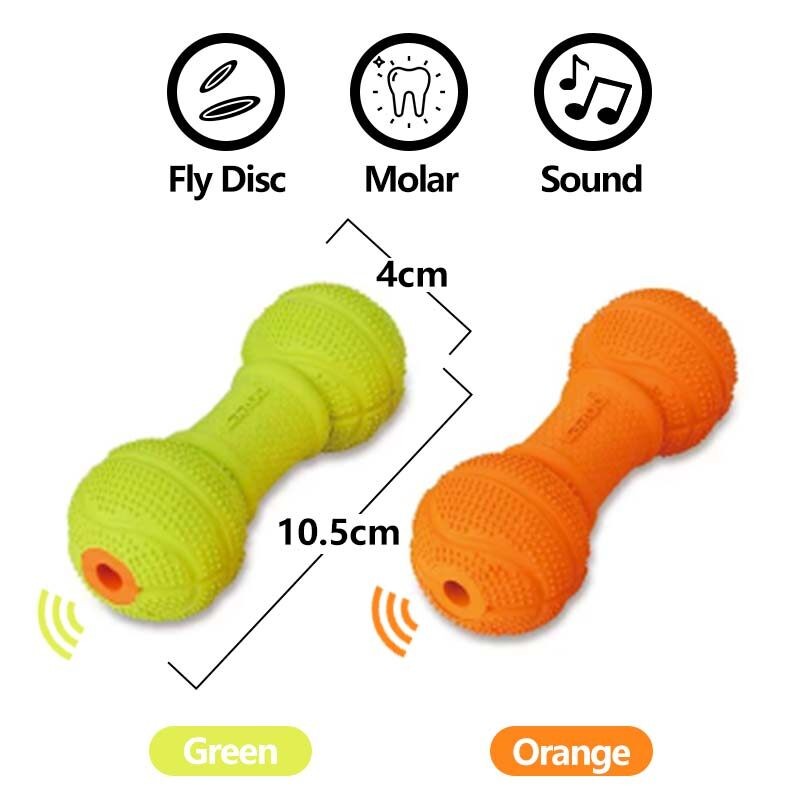 LaRoo Bền Chó Răng Hàm Đồ Chơi Cao Su Squeaky Thú Cưng Nhai Xương Đồ Chơi Tương Tác Với Âm Thanh Cho Chó Nhỏ Vừa Ném Huấn Luyện Fetch