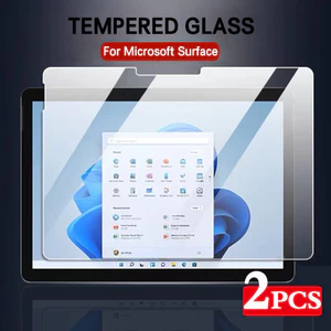 1-2 Chiếc 900D HD Trong Suốt Kính Cường Lực Cho Surface Book Laptop Go GO2 12.4 Pro 7 Plus 11 10 9 8 X 6 5 4 3 2 1 GO4 GO3 10.8 12 13 13.5 15 inch Máy Tính Bảng Chống Trầy Xước Bảo vệ màn hình
