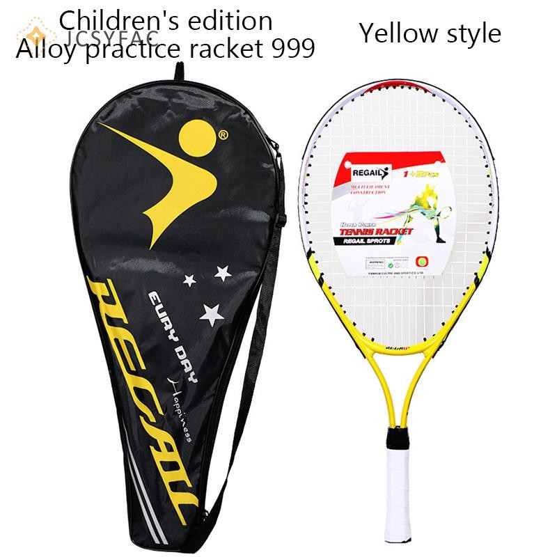 Jcsyfac Vợt Tennis Đặc Biệt Cho Thanh Thiếu Niên 23 Inch Hợp Kim Nhôm Vợt Tennis Dây Nylon Mạnh Cho Trẻ Em Tập Luyện Mới