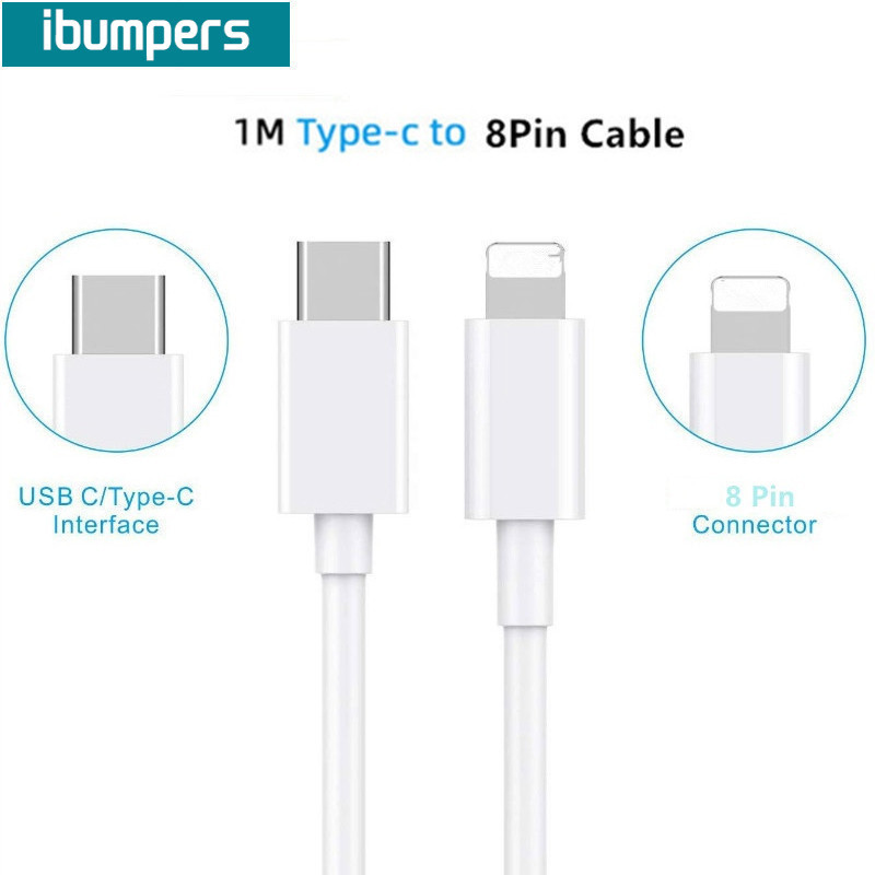 Ibumpers Cáp Sạc Nhanh USB C Sang IP PD20W Cho iPhone 14ProMax-7