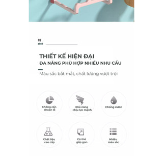 Giá treo thau chậu BUNA gắn tường nhà tắm, nhà bếp, giá để đồ đa năng siêu tiện lợi gấp gọn