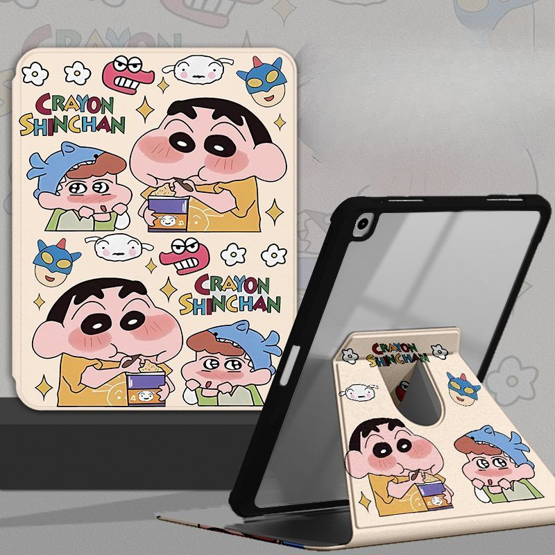 Ốp lưng máy tính bảng cho Samsung Galaxy Tab S6 lite 2024 A9 + S10 FE + Tab A7 lite 8.7inch S10ULTRA S7 + / S8 + / S7FE S9 FE + Vỏ máy tính bảng xoay 360 độ có giá đỡ bút chì