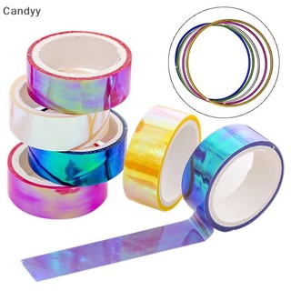 NDY 500cm Holographic RG Prismatic Glitter Tape Hoops - Rhythmic Gymnastics Rings - Trang trí & DIY Scrapbooking