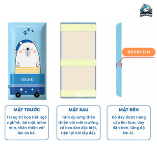 [NEW] Xốp Dán Tường Chống Va Đập Cho Bé, Tấm Xốp Dán Tường 3D Hình Hoạt Hình Ngộ Nghĩnh Trang Trí Phòng Ngủ Dày 3cm
