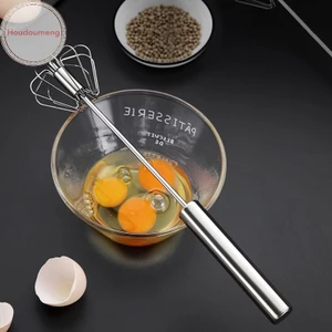 Máy đánh trứng bằng thép không gỉ Hodou 304 Máy đánh trứng bán tự động Máy trộn tay tự xoay Máy khuấy trứng Phụ kiện nhà bếp Dụng cụ trứng VN