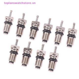 Toplanswatchstore 10 Cái AC R134A Van Ô Tô Điều Hòa Không Khí Kim Chịu Nhiệt Bộ Sửa Chữa Xe Ô Tô Phụ Kiện VN