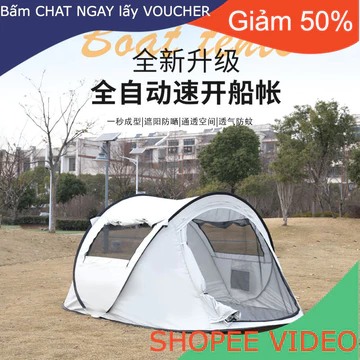 (Ship2tuan) Glamping Lều cắm trại cao cấp Bỏ lều, dựng lều mở nhanh, cắm trại ngoài trời 3-4 người, lều cắm trại hoàn to