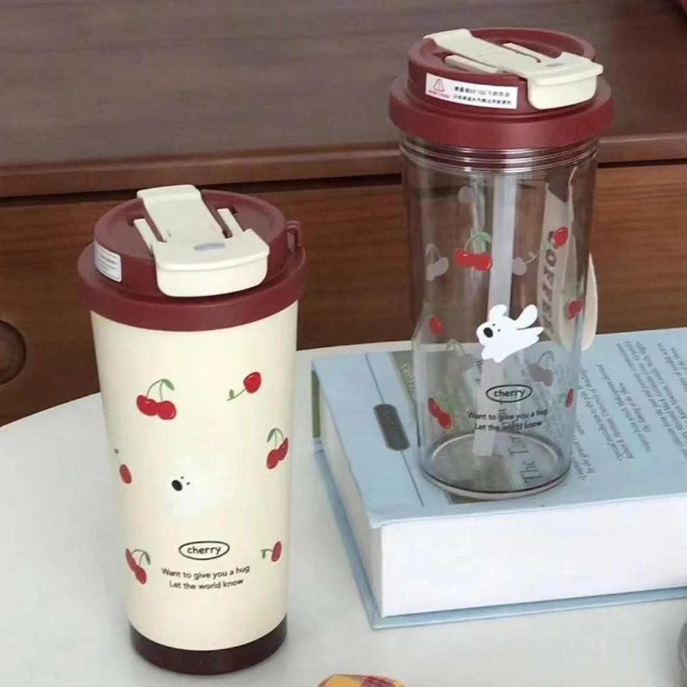 Bình Nước ORDOBOX, Cốc Nước Uống Đôi Chống Rò Rỉ, Dây Mang Dung Tích Lớn Di Động 550ml Cốc Cà Phê Sinh Viên