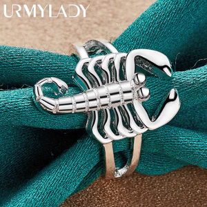 URMYLADY Bạc 925 Bọ Cạp 7-10 # Nhẫn Nữ Cưới Đính Hôn Trang Sức Thời Trang