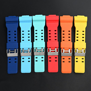Bộ dây đeo đồng hồ bằng nhựa đầy màu sắc cho Casio G-shock GA-100 Series Vỏ bọc cao su GA-120 GA-140 GLS-100 GAX-100 GD-100 GD-110 Bộ vỏ đồng hồ Nam Nữ