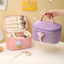 FAVORITEGOODS Túi Trang Điểm, Hoa Tulip Dây Kéo Túi Đựng Mỹ Phẩm, Di Động Đa Năng Dung Tích Lớn Corduro Trang Điểm Tổ Chức Phụ Kiện Du Lịch