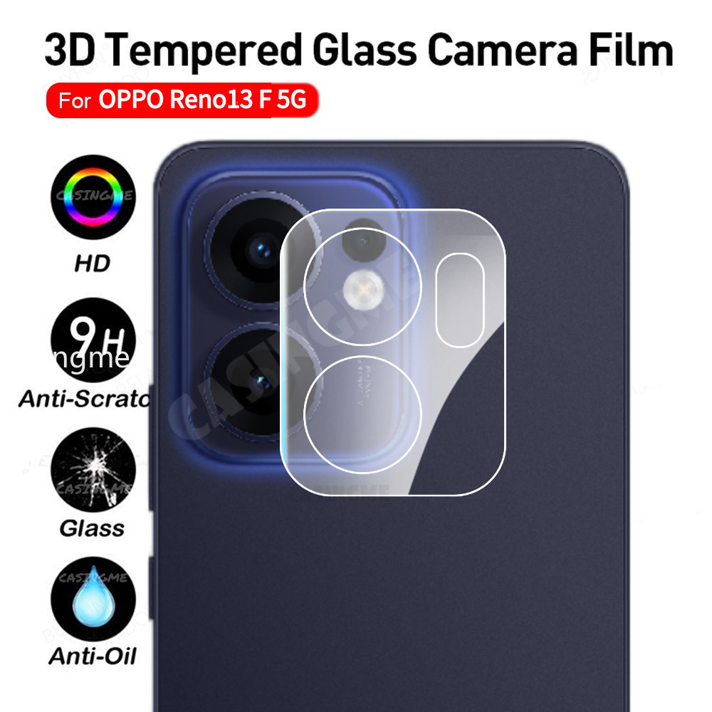2026 OPPO Reno15 F 5G 3D Bảo Vệ Ống Kính Máy Ảnh Cho OPPO Reno 13 Reno13 F Pro F13 13F OppoReno13F Reno13F 5G 4G 2025 Trong Suốt Kính Cường Lực Mặt Sau Camera Bảo Vệ