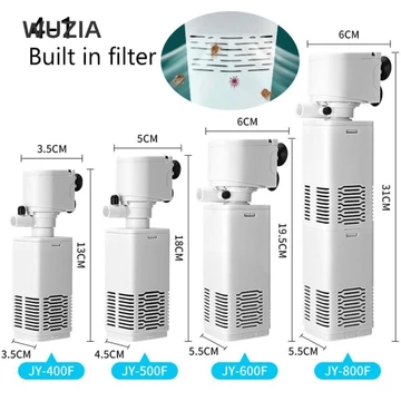 Wuzia 1 Cái Máy Bơm Không Khí Bể Cá, Máy Tạo Sóng Máy Tạo Oxy Máy Lọc Bể Cá, Máy Lọc Bên Trong 220V Im Lặng Máy Bơm Đổi Nước 4 Trong 1