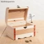 BASA Bộ 1 ổ khóa mini hình trái tim kèm chìa khóa cho vali, hộp trang sức, nhật ký, hành lý du lịch, cưới
