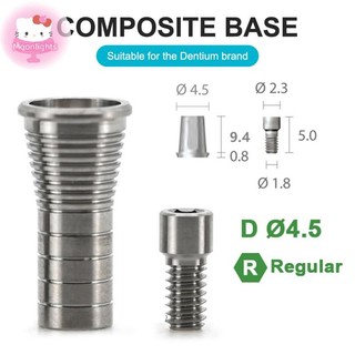 Moonlights Phòng thí nghiệm y tế Đa năng Dentiumposite Base Phụ kiện chăm sóc răng miệng Thanh chuyển dùng một lần Vít niêm phong EN