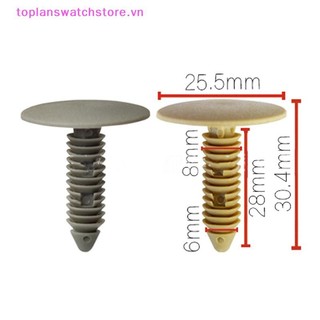 Toplanswatchstore 20 Chiếc Lỗ Đinh Tán Nhựa 7 Mm Dây Buộc Tự Động Cho Mái Miếng Lót Cạnh Kẹp VN
