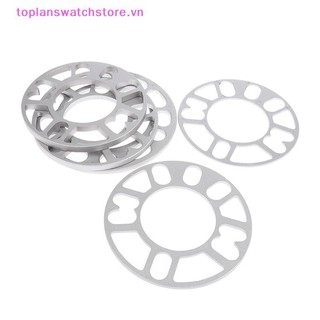 Toplanswatchstore 3 / 5 / 6 / 8 / 10mm Hợp Kim Nhôm Bánh Xe Ô Tô Miếng Đệm Adapter Shims Tấm Phụ Kiện Ô Tô VN