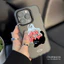 ibumpers Ốp Điện Thoại iPhone Hàn Quốc Hoa Văn Apple Ốp Lưng Trong Suốt Nhám Mờ Chống Bẩn Chống Sốc Cho IPhone 16 15 14 12 13 11 Pro Max IP 7 8 Plus X XS XR