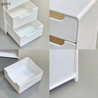 [gazi1] Hộp lưu trữ máy tính để bàn ngăn kéo 3 lớp đơn giản Trang sức đa chức năng Văn phòng phẩm Đồ lặt vặt Hộp lưu trữ Phụ tùng thủ công Boutique