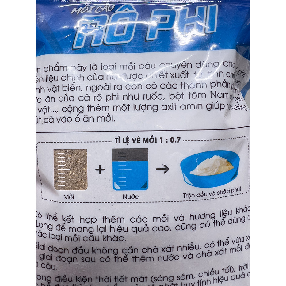 Gói 250gram Bột Mồi Cám Câu Cá Rô Phi Kim Long Số 1