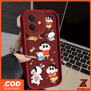 Ốp cho realme Note 60 realme Note 50 realme C75 C65 C67 C61 C55 C53 C51 Ốp điện thoại TPU chống sốc Crayon Shin-chan dễ thương