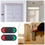 DELMER Do Not Disturb Sign, Slider Open Acrylic Toilet Door Vacant Bảng hiệu bị tắc nghẽn, Chỉ báo làm phiền 10 * 4cm Hình bầu dục Bền Chỉ báo phòng tắm Nhà