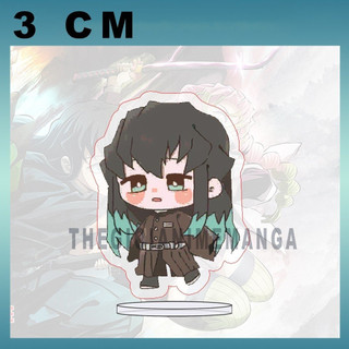 (3cm) Mô hình Standee KIMETSU NO YAIBA THANH GƯƠM DIỆT QUỶ ver ĐI CUTE tượng acrylic anime mica chibi xinh xắn