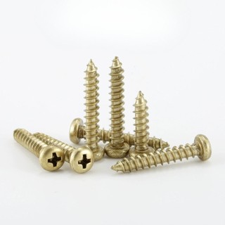 ((LXY) Vít Đồng Vít răng thưa Vít bắn gỗ pake đầu tròn ,Vít gỗ M3 / M3.5 / M4 / M5 / M6 * L6-50MM (RM-VN-1)