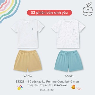 La Pomme Bộ cộc tay La Pomme Cùng bé tô màu 12m-5y T6.0