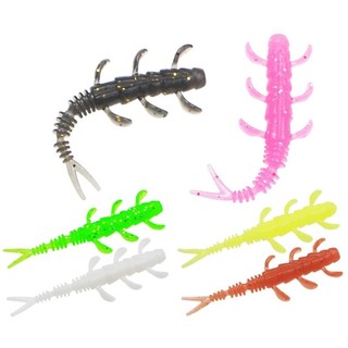 Bộ 10 Chiếc Mồi Soft Swimbait Mini Wobbler 4cm 0.35g Dành Cho Câu Cá