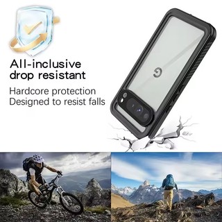 ốp lưng pixel 10 chống nước IP68 cho Google Pixel 9 Pro XL 7 8 Pro 8A 9A Lặn dưới nước Bơi thể thao ngoài trời Fundas