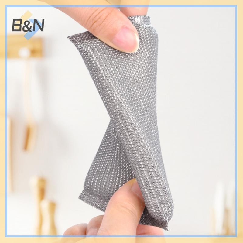B & N 4 Miếng Bọt Biển Rửa Chén Nhà Bếp, Không Làm Tổn Thương Nồi Bàn Chải Hiện Vật, Khăn Lau Xốp Làm Sạch Không Gia Đình.