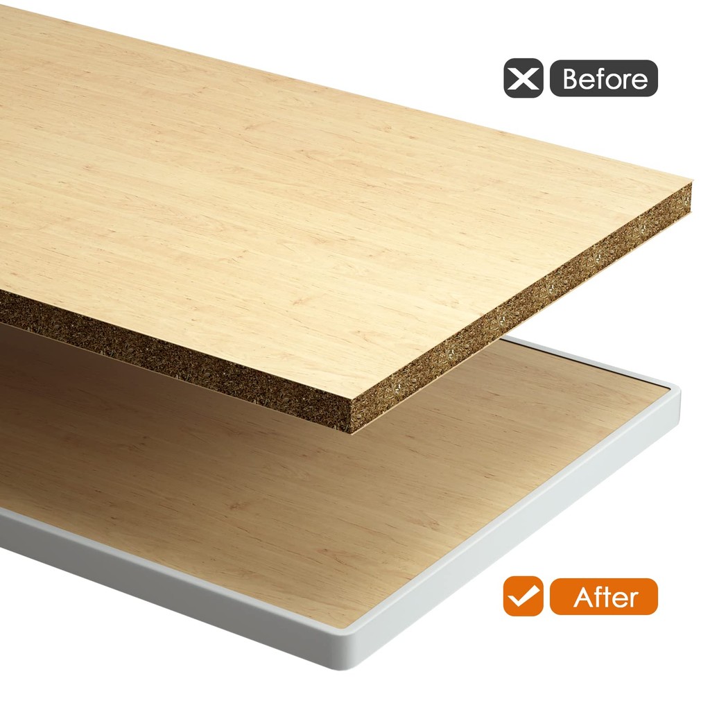 5M Veneer Cạnh Dải Gỗ Linh Hoạt Ban Nội Thất Góc Edging Bảo Vệ Tự Dính Sửa Chữa Tủ Phục Hồi Băng
