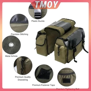 TMOY Túi Xe Máy Dung Tích Lớn Đi Xe Máy Vải Du Lịch Chống Thấm Nước Panniers Hộp Dụng Cụ Bên Túi Túi Dành Cho Xe Máy TMOY