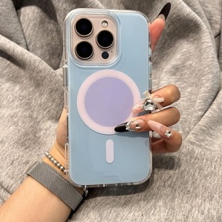 Ốp điện thoại giá đỡ từ tính thạch màu trơn tiên tiến Thích hợp cho iPhone16 15 14 13 Pro max Bảo vệ Camera chống sốc Vỏ cứng chống rơi